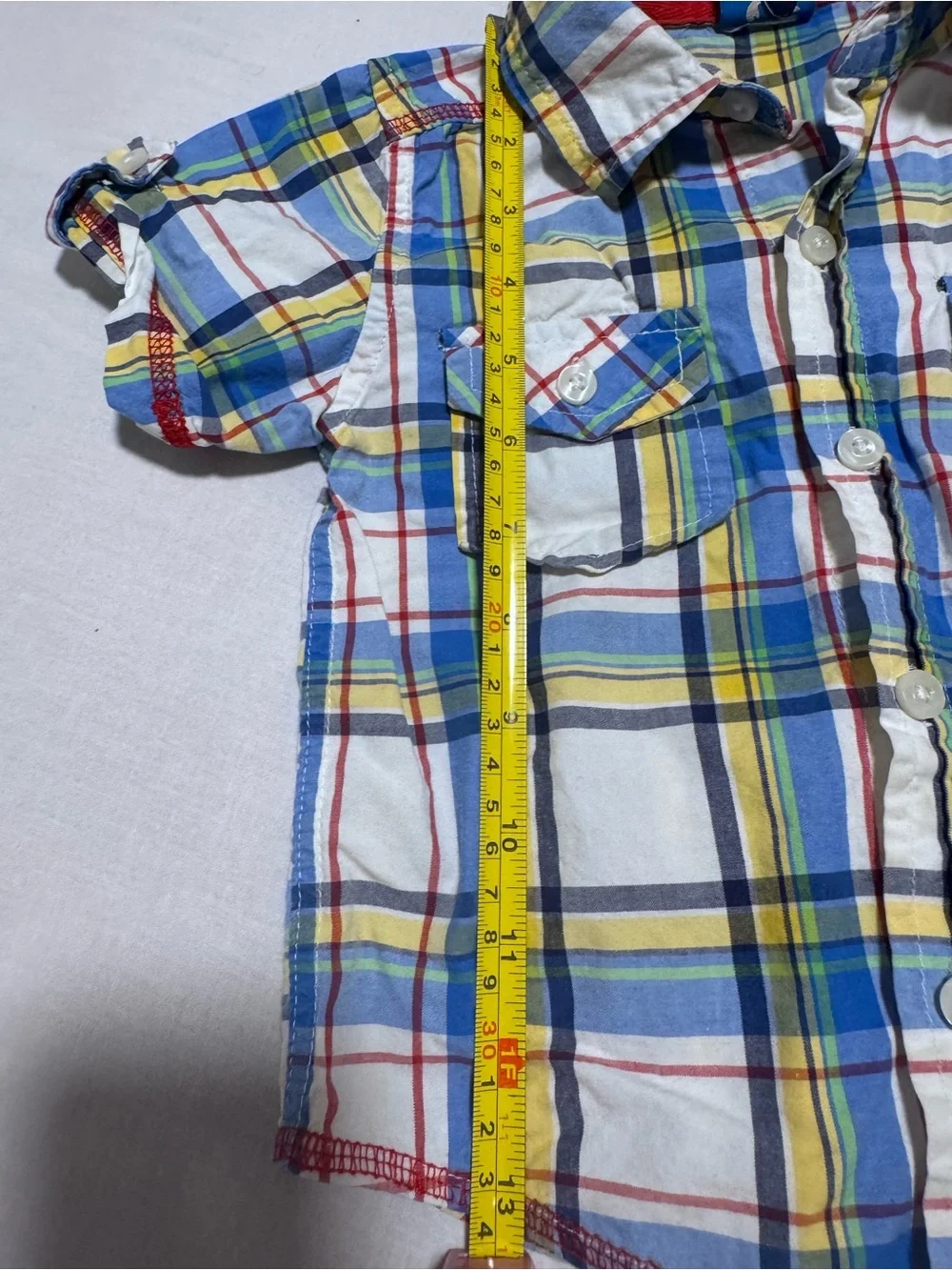 Vintage Boys Button Up 18 To 24 Months Lazoo Plaid Shirt Turtle Graphic Retro